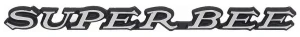 1973 Dodge Super Bee Fender Emblem - Super Bee - LH or RH - 71 Super Bee