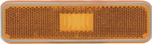 1975 Plymouth Satellite Front Side Marker Lamp Lens - Amber - LH or RH - 72-76 Dodge Plymouth A B E-body