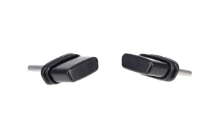 1966 Plymouth GTX Outside Door Handle Push Button Kit - Black - 66-67 Dodge Plymouth B-Body