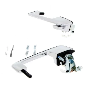 Exterior Door Handles - Inward and Outward - Chrome - Pair - 68-70 Dodge Plymouth B-Body - Image 3 of 7