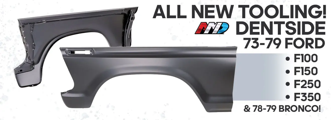 New Product Alert: AMD Releases 73–79 Ford Truck Front Fenders Built on All-New Tooling