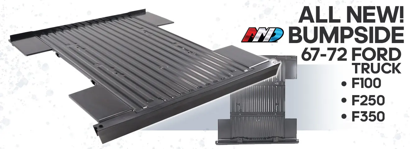 Restoring Your Bumpside Right the First Time: AMD’s Premium Bed Floor Assembly for 1967-1972 Ford F-100, F-250 & F-350 Short-Bed Styleside Trucks